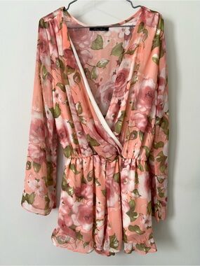 Honey Punch Floral Romper